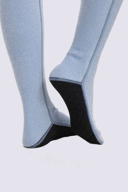 LZLK Silver Sparkle 2mm Long Sleeve Bikini Wetsuit – Blue